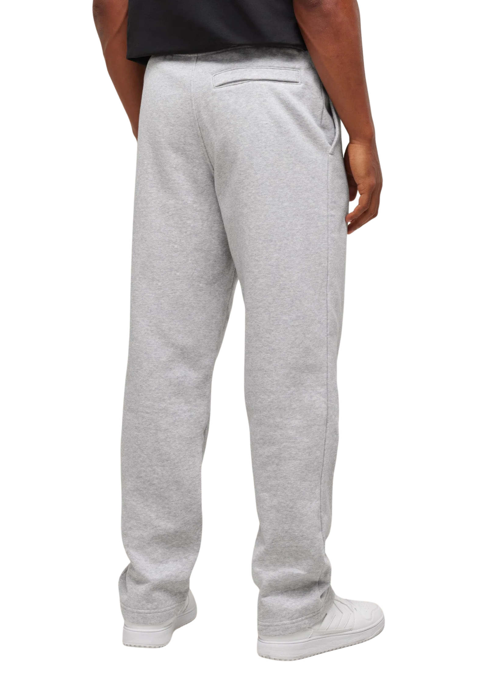 Uncuffed sweat pants - GREY