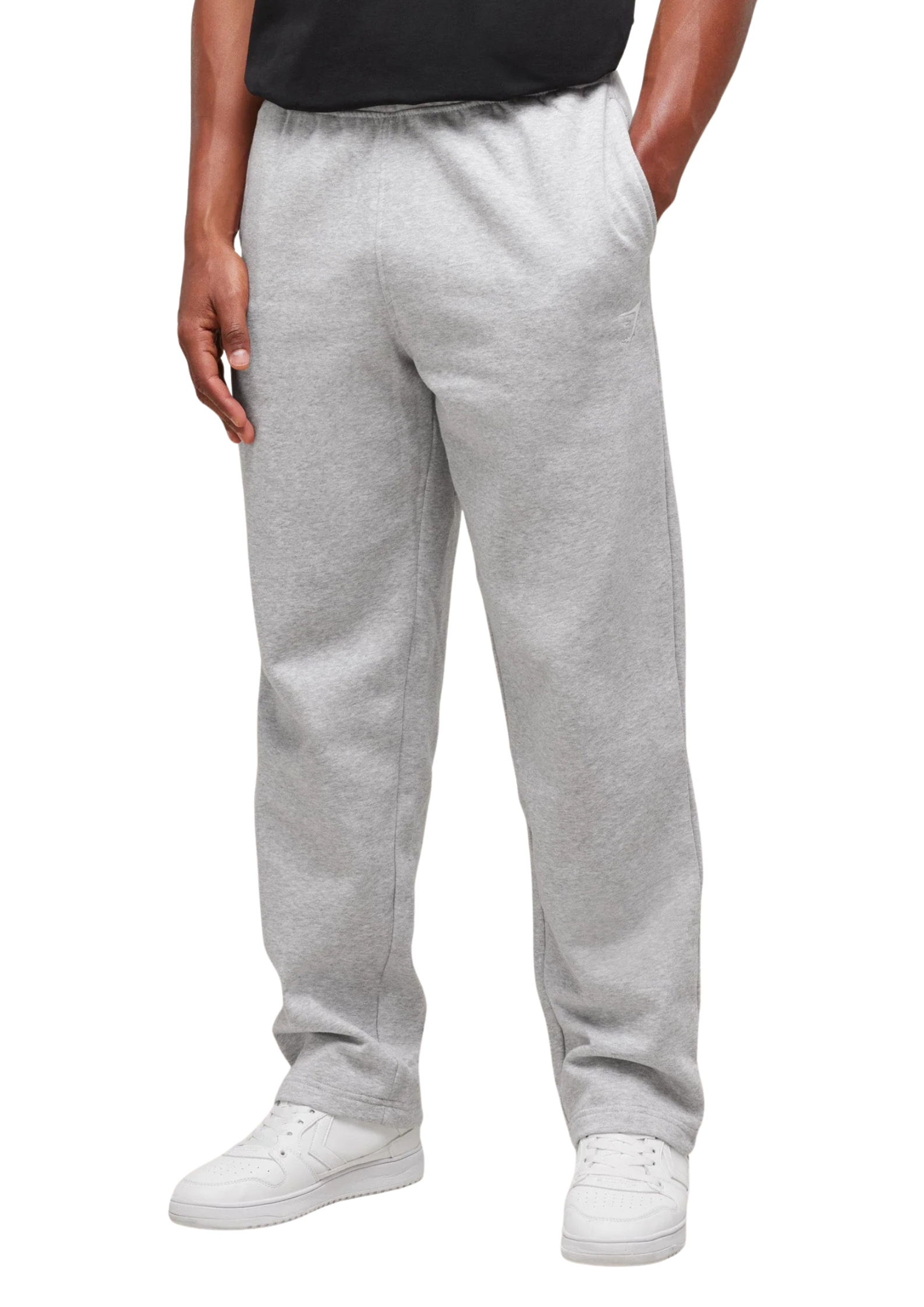 Uncuffed sweat pants - GREY