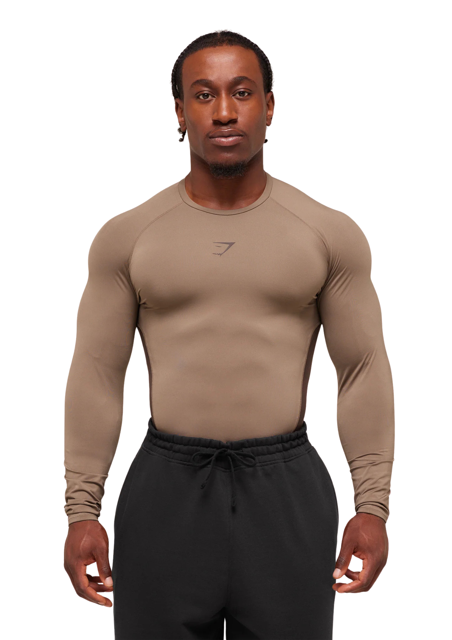 Compression long-sleeve - BROWN